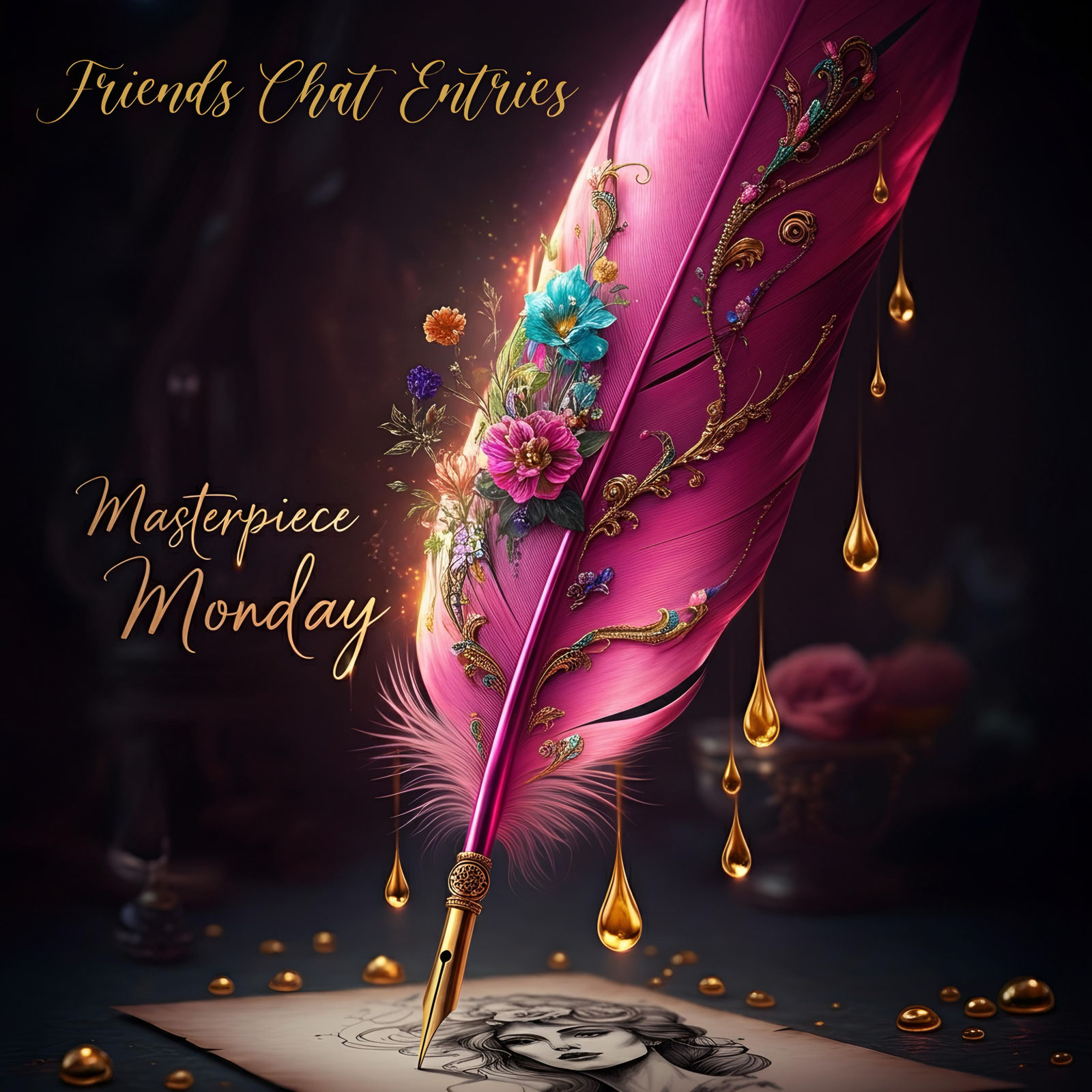 Friends Chat Entries  -  Masterpiece Monday
Daily Challenge ...