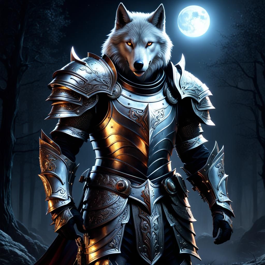 werewolf knight - AI Generated Artwork - NightCafe Creator