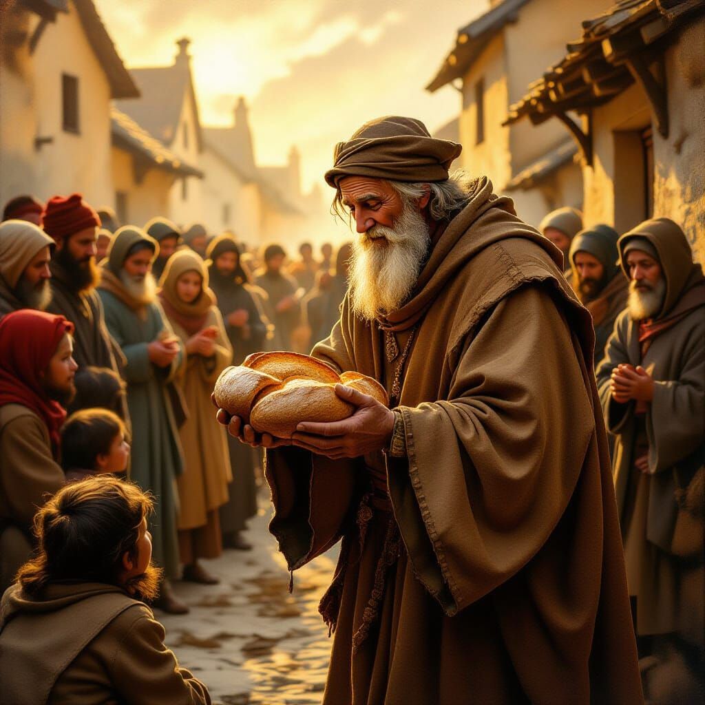 He that hath a bountiful eye shall be blessed; for he giveth of his bread to the poor." -Proverbs 22:9 ...  by @StormTrooper-of-Death