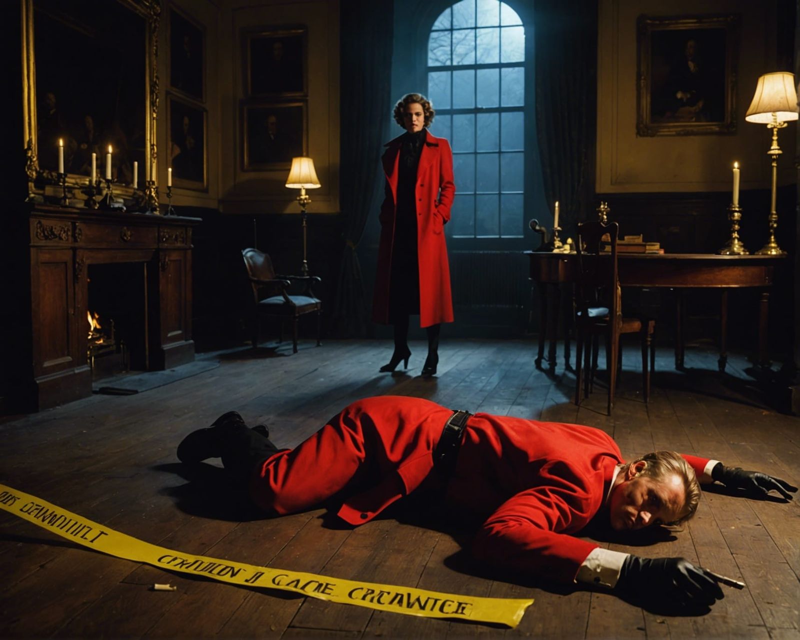 Miss Scarlet, in the Hall, with the Candlestick