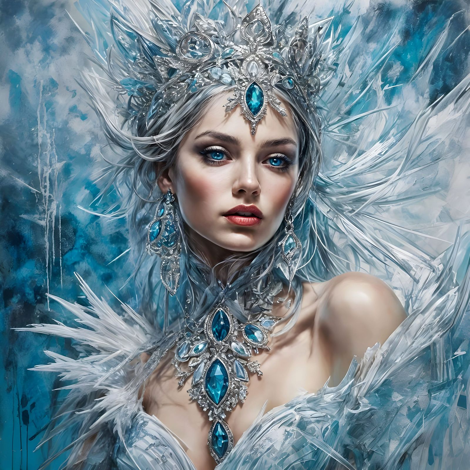 The Frostborn Princess  by @Pazz