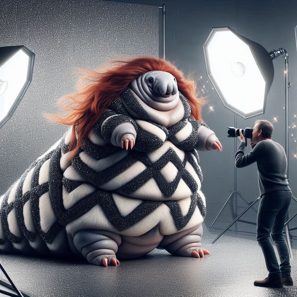 Tardigrade Supermodel Photoshoot