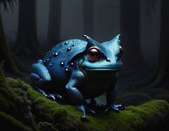 Horned frog  by @Morrighan