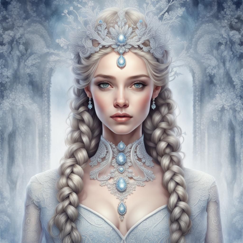 Snow Queen - AI Generated Artwork - NightCafe Creator