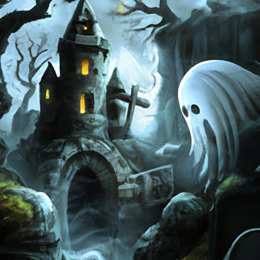 Ghost and haunted house