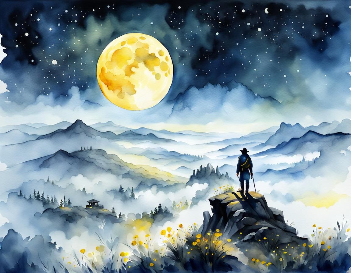 Wanderer's Moon  by @nafri