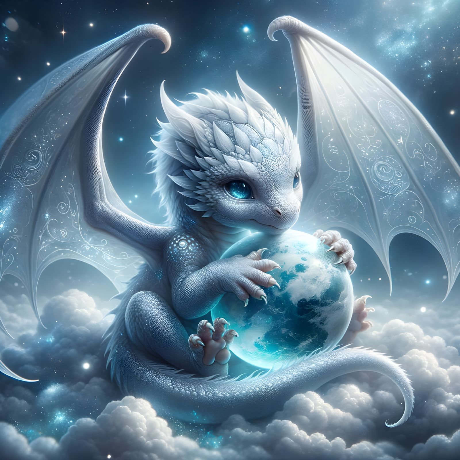 Newborn Dragon Guardian of Earth