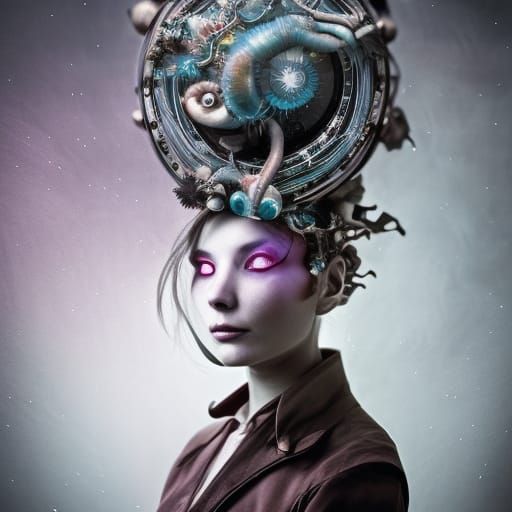 Clockpunk lady