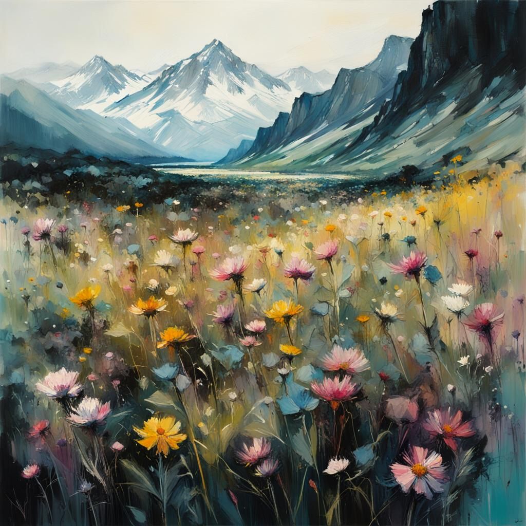 Flower Field  by @Vic Williams