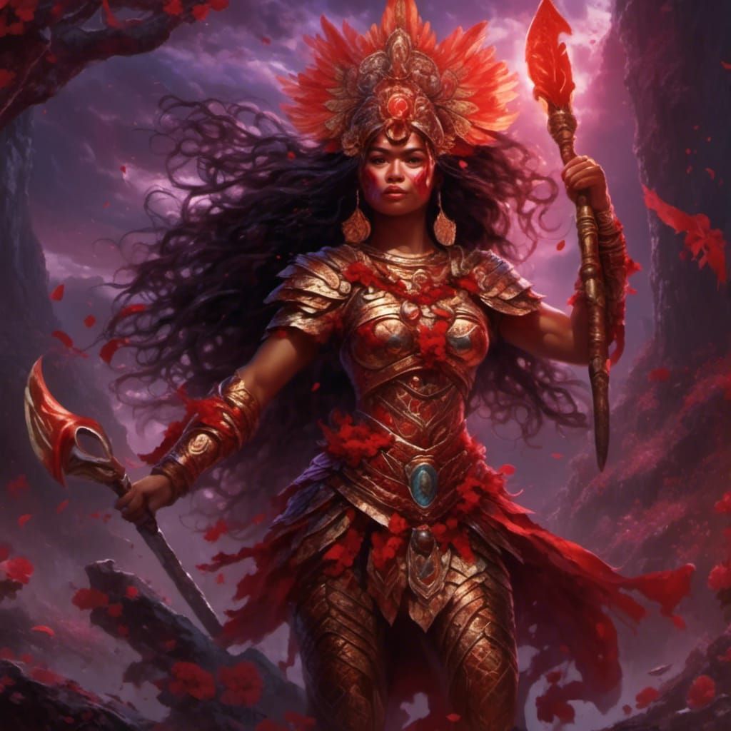 Samoa’s Goddess of War, the daughter of the God of the Underworld ...