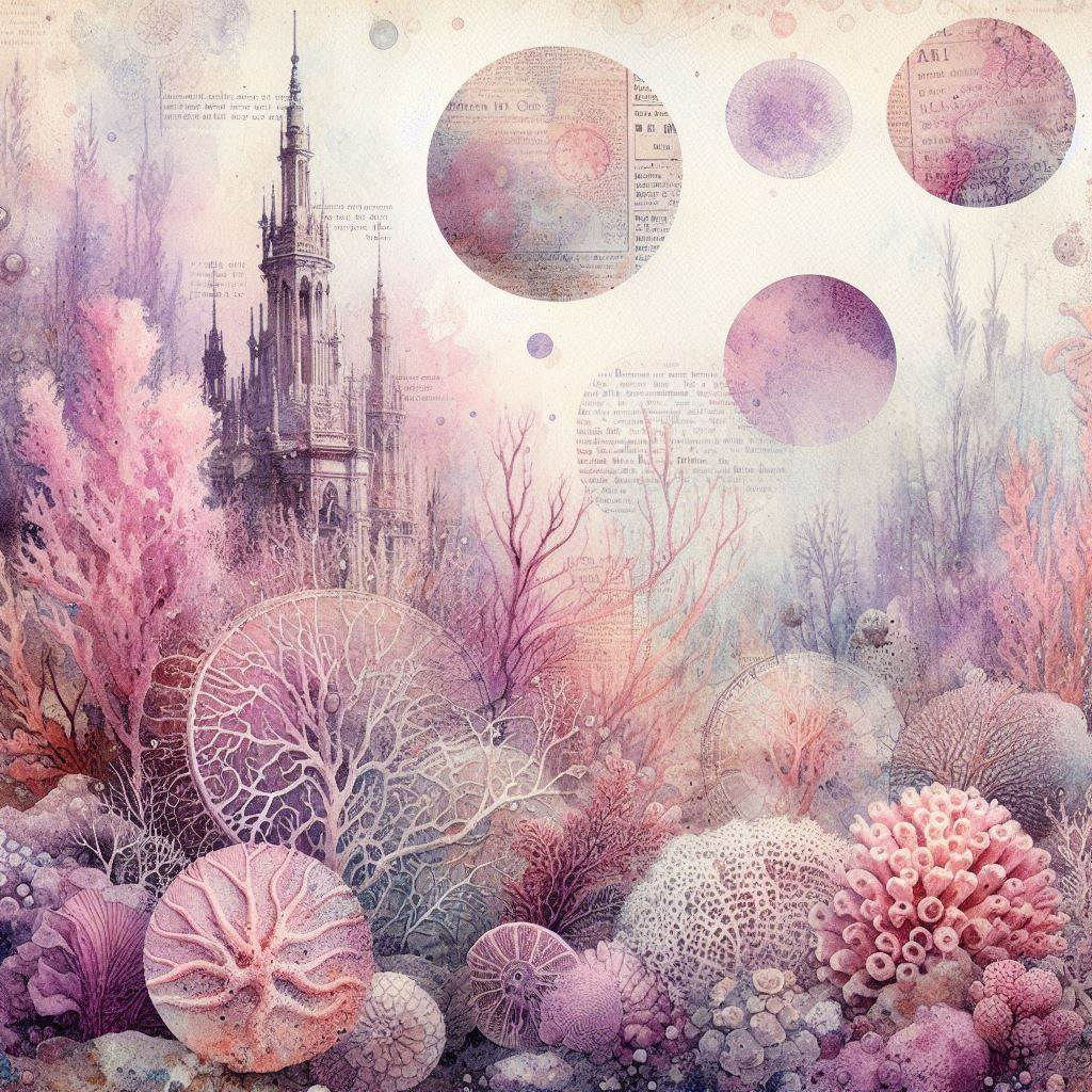 Bubbly Under the Sea Palace Collage