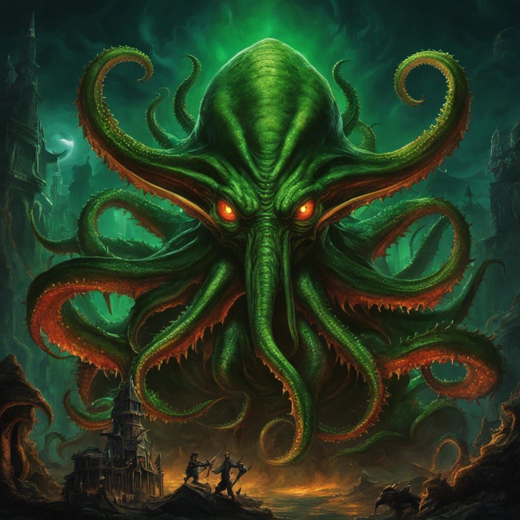 Cthulhu's reign - AI Generated Artwork - NightCafe Creator