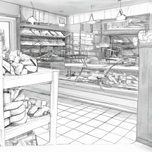 Interior of a bakery food realistic 8k resolution cool - AI Generated ...