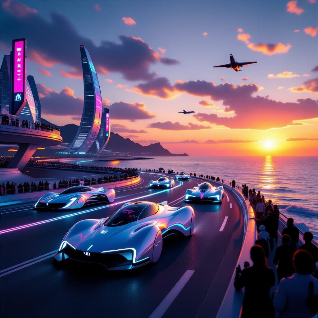 Futuristic Race  by @RicoGL