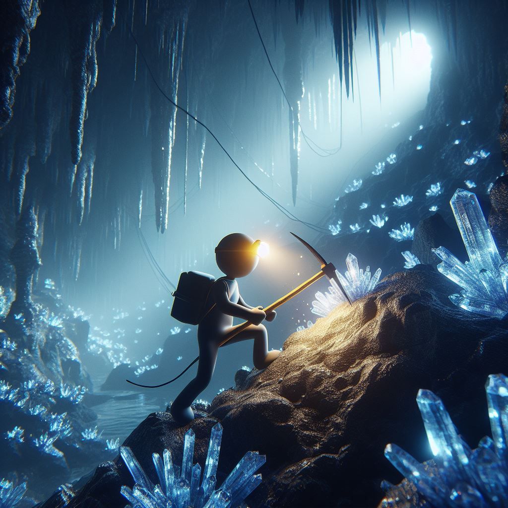 Stickman and the Crystal Cavern