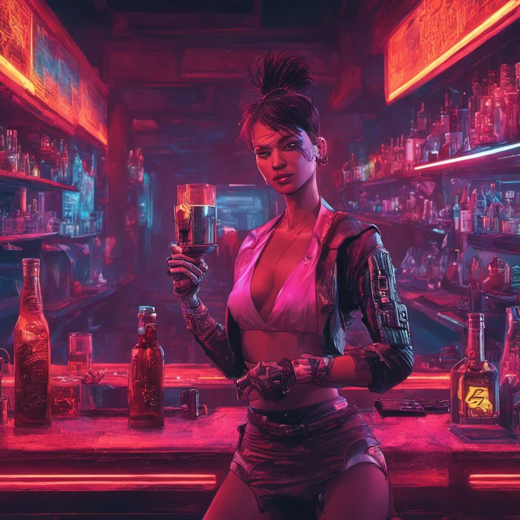 Cyborg bartender