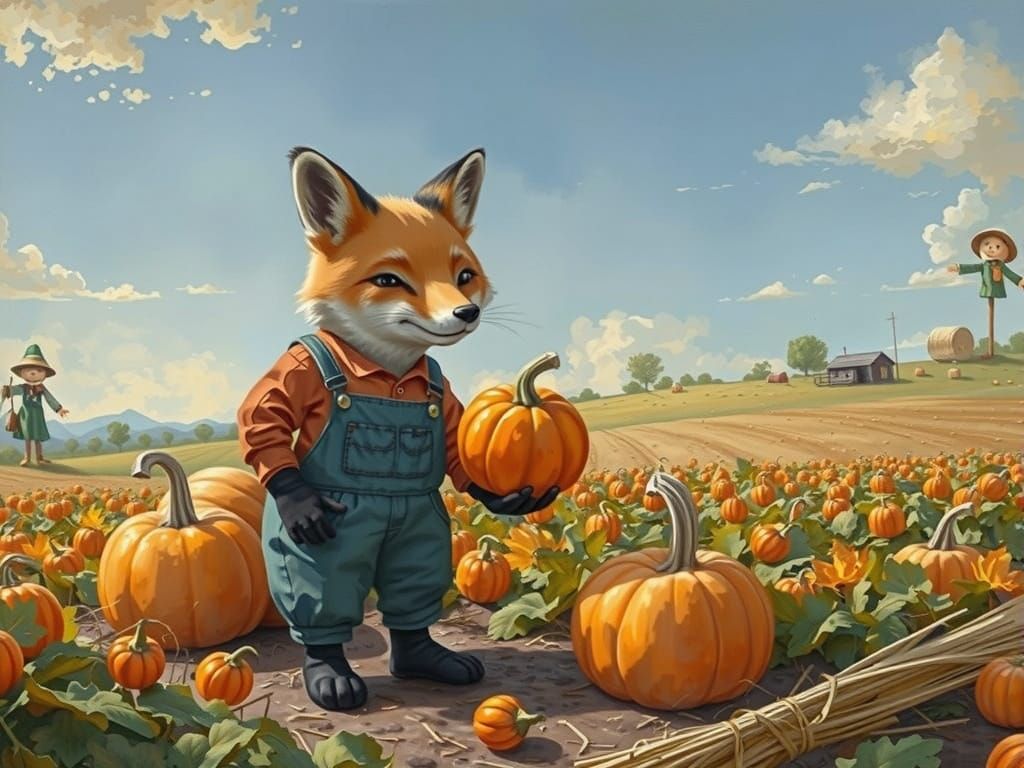 Archibald Fox, pumpkin farmer