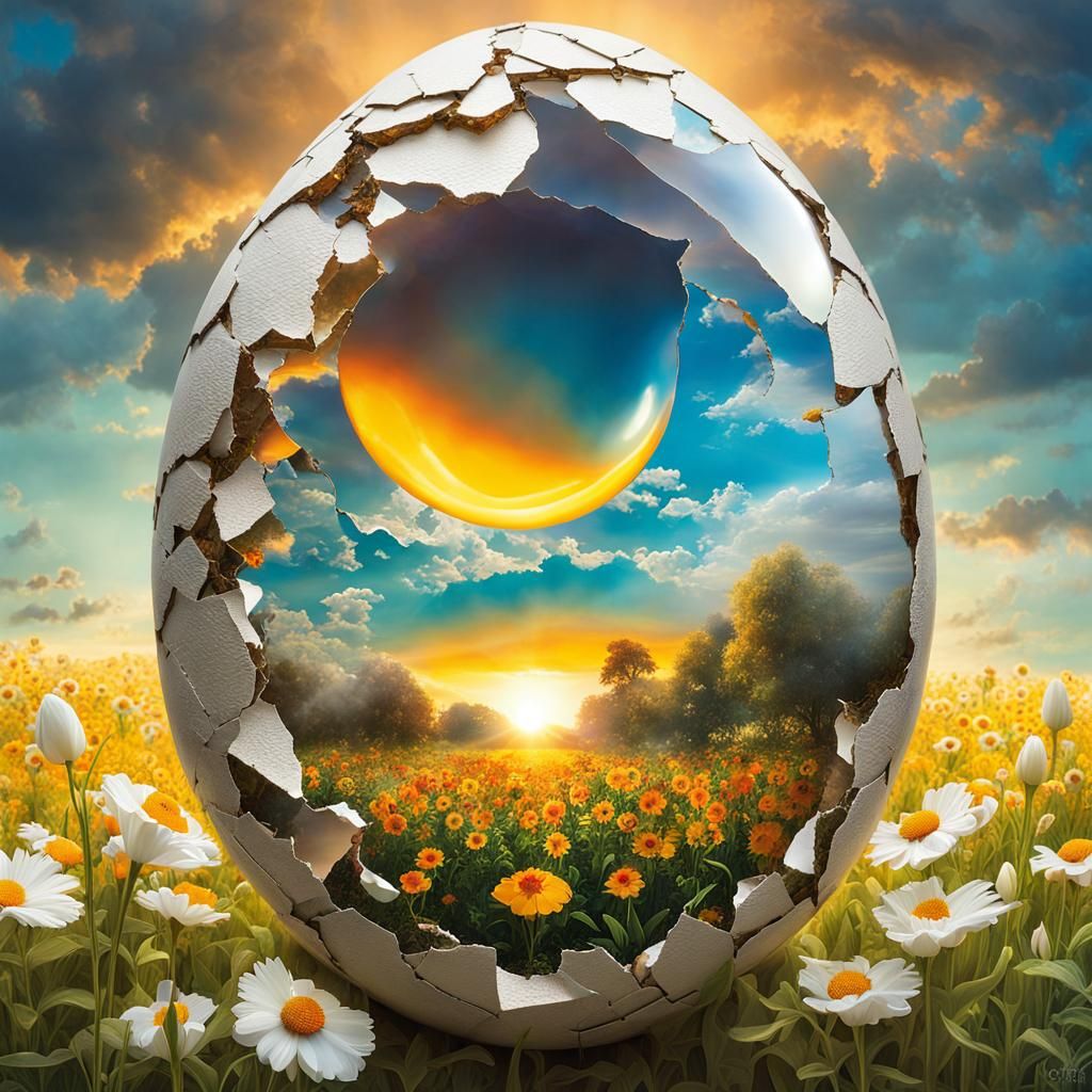 Surreal egg