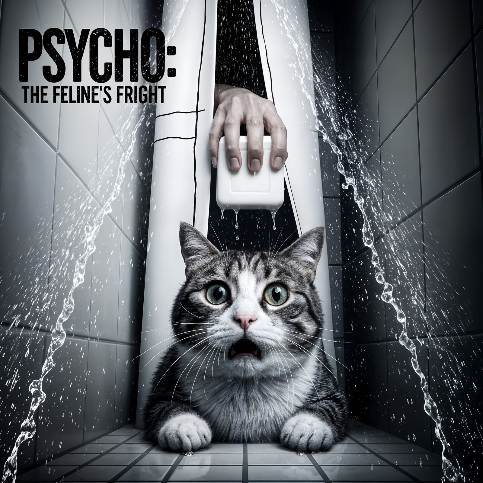 Psycho: The Feline Fright  by @Charlo82