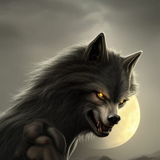 werewolf - AI Generated Artwork - NightCafe Creator