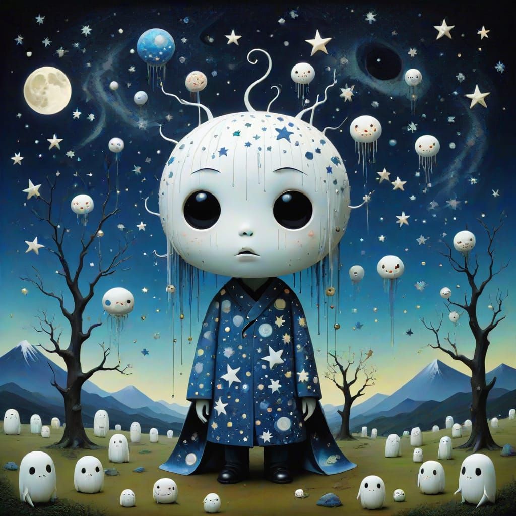 ^^Starry Spirits of the Night:(5 likes)  by @RoyalPrince