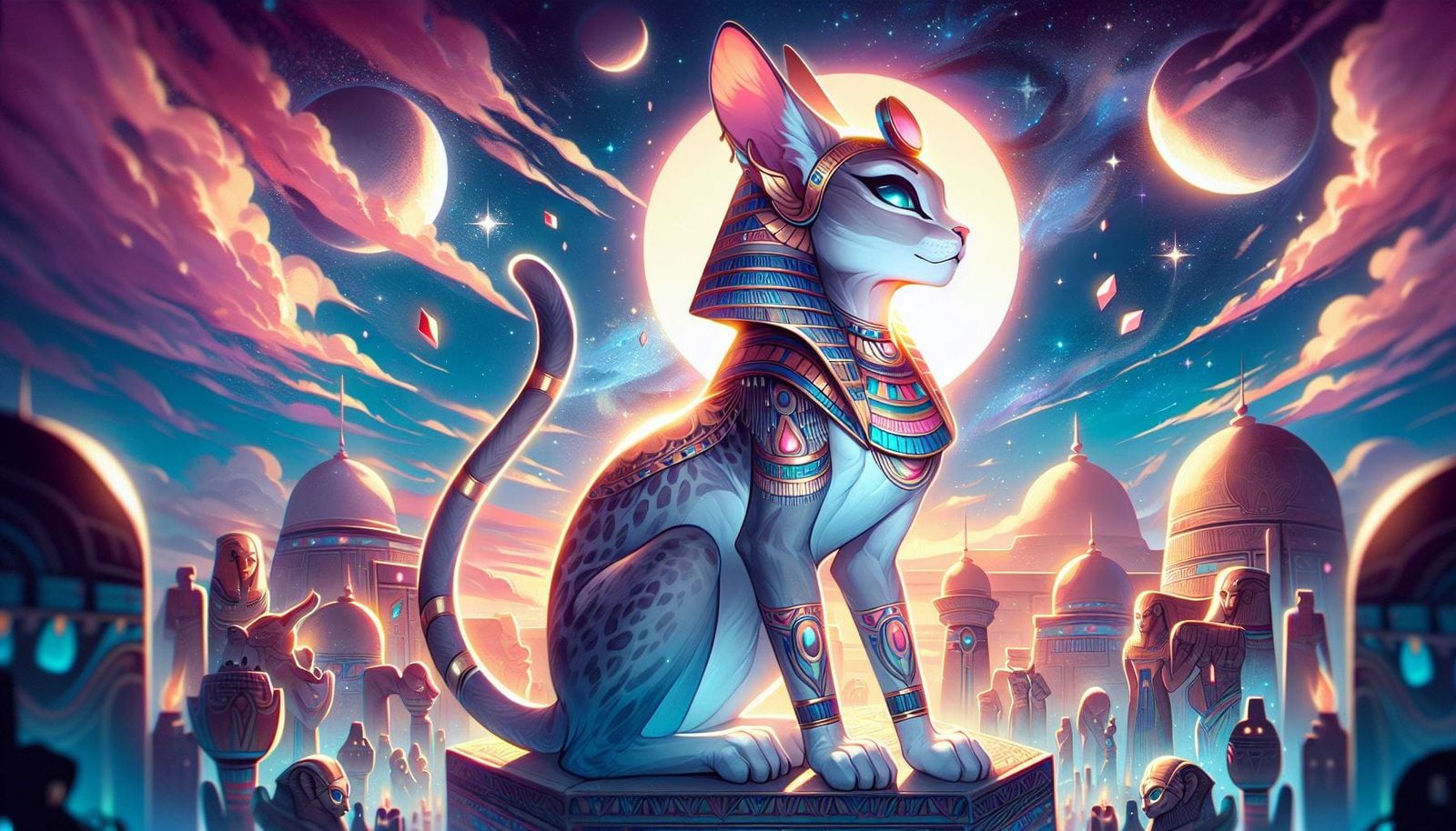 Egyptian goddess Bastet - AI Generated Artwork - NightCafe Creator