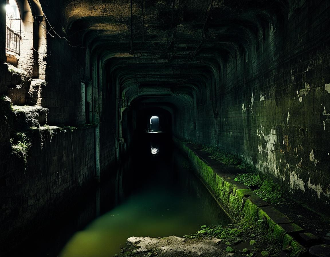 Messy, Sewers, Cracked Walls, Atmospheric