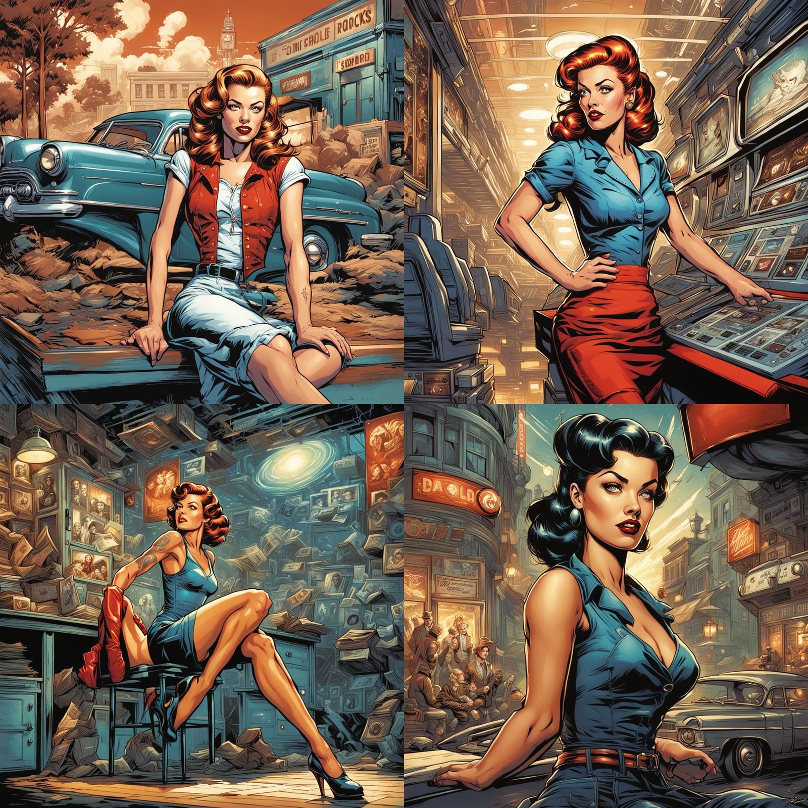 pin up women