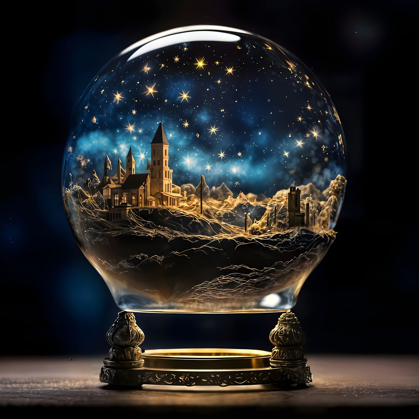 Starry Skies  by @AI Armand 