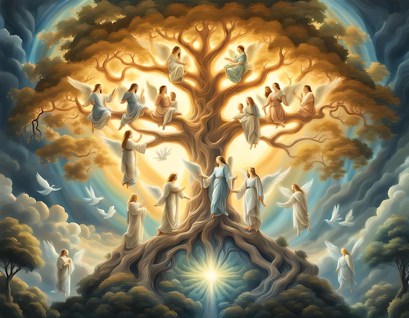 The Tree Of Life - AI Generated Artwork - NightCafe Creator