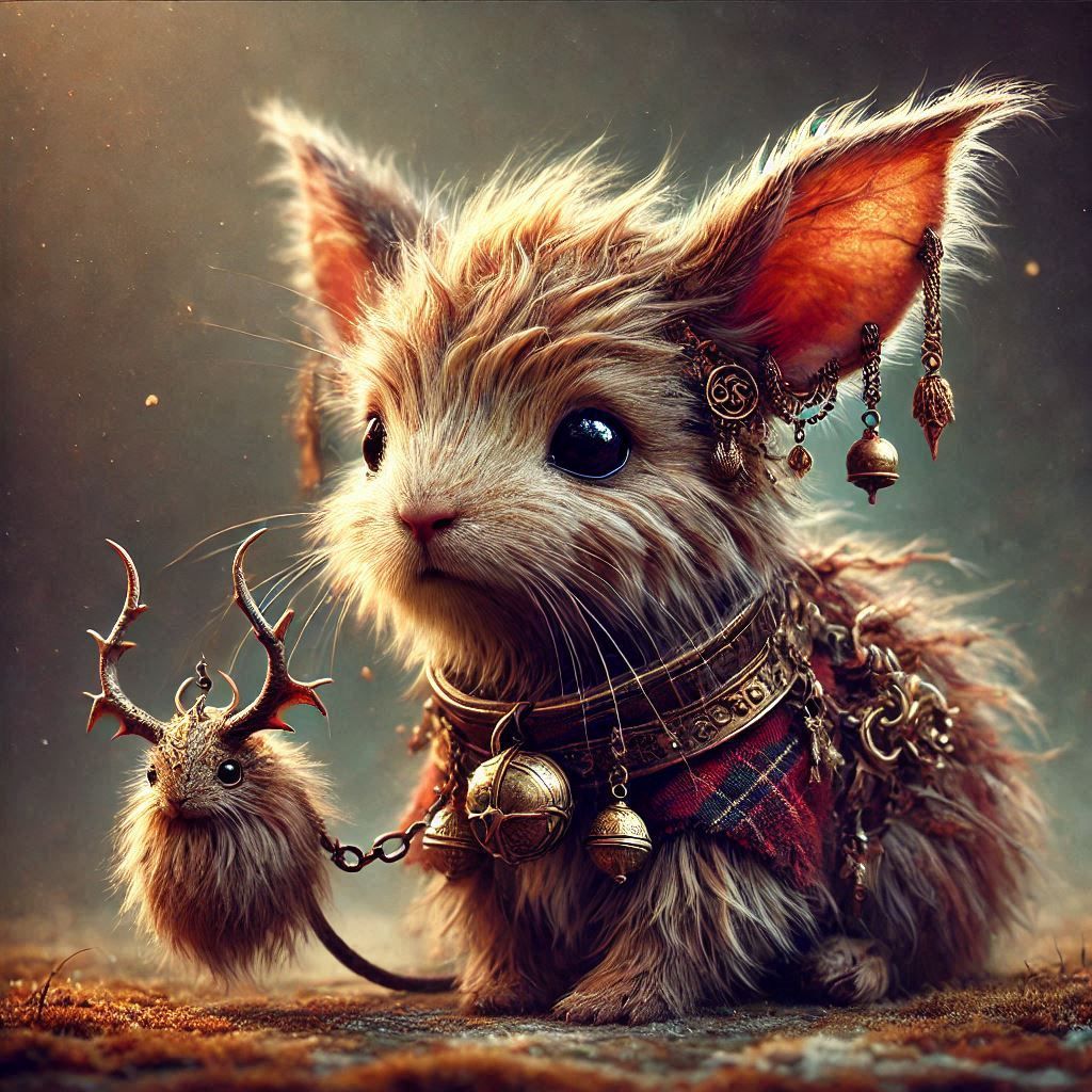 adorable fairy-tale fantasy creature portrait..