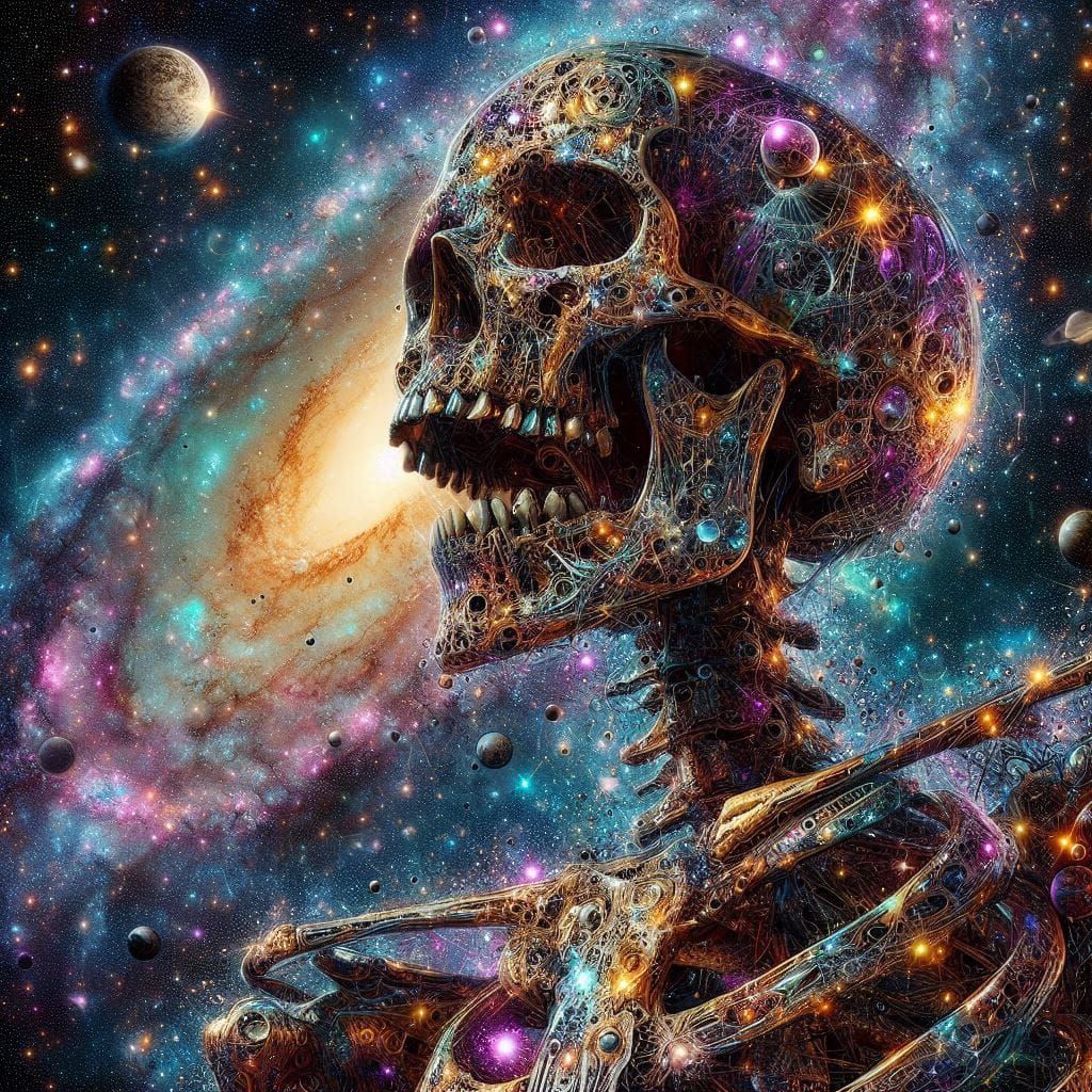 Stardust and Bones: A Celestial Tapestry