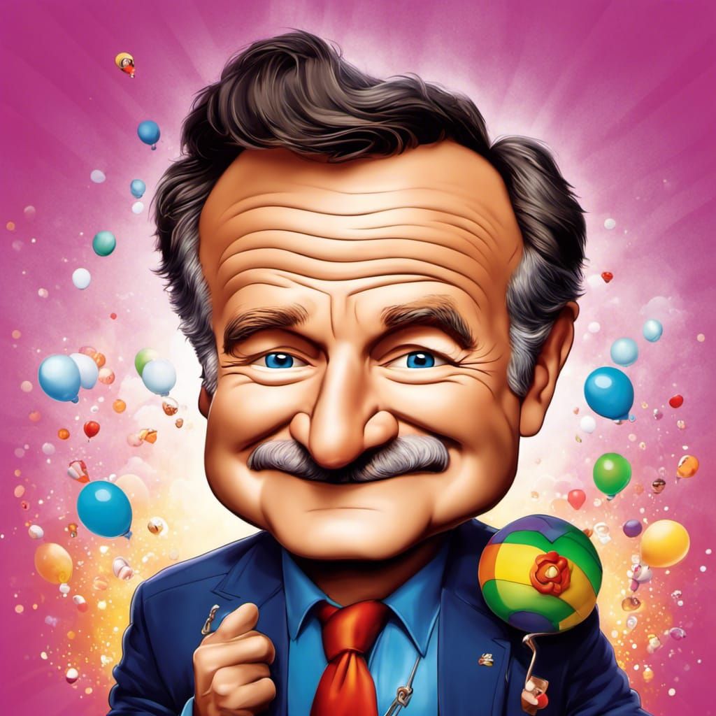 Robin Williams - AI Generated Artwork - NightCafe Creator