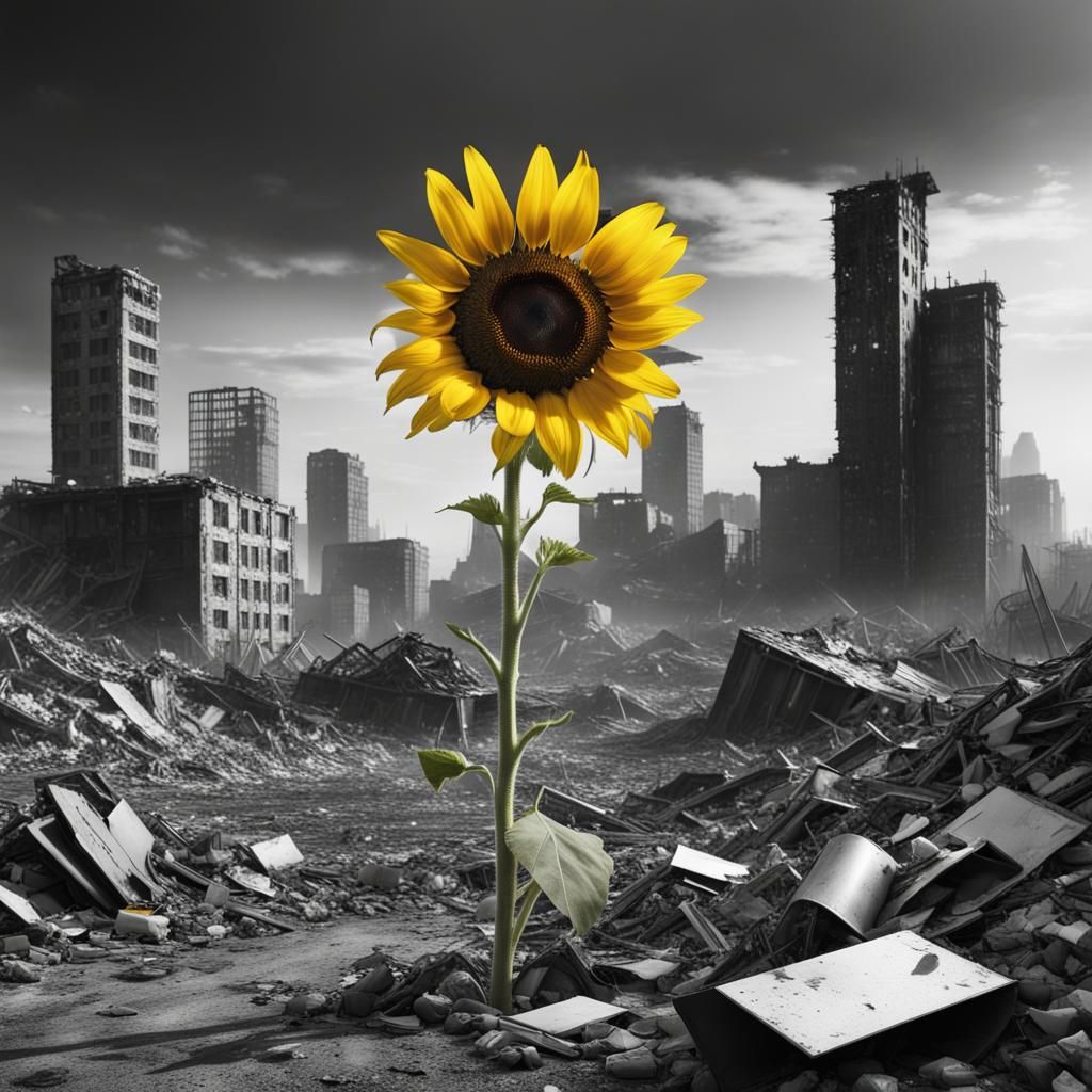 The sunflower   by @Mr Doodle