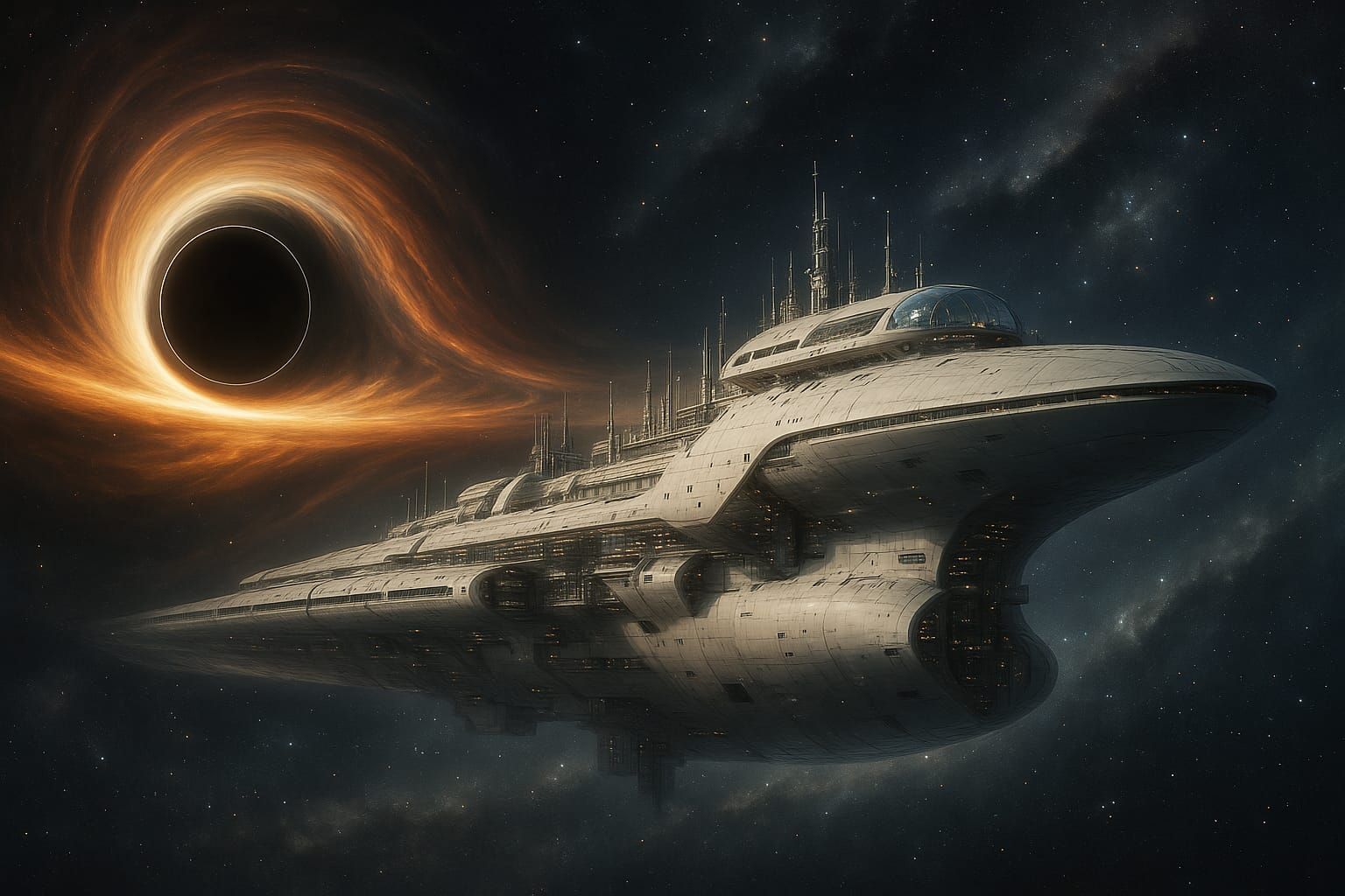 Deep Space Science Vessel  by @TheStarWarsNerd