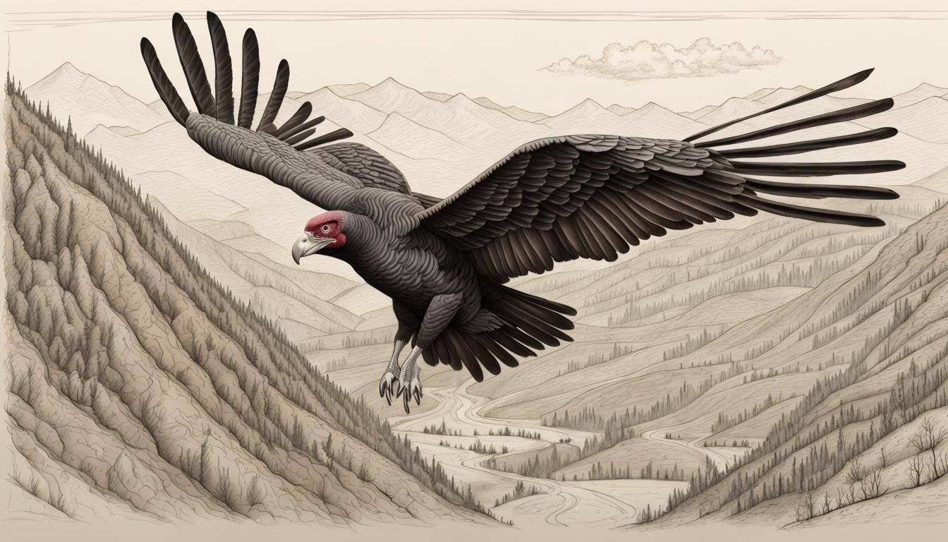 Turkey vulture. - AI Generated Artwork - NightCafe Creator