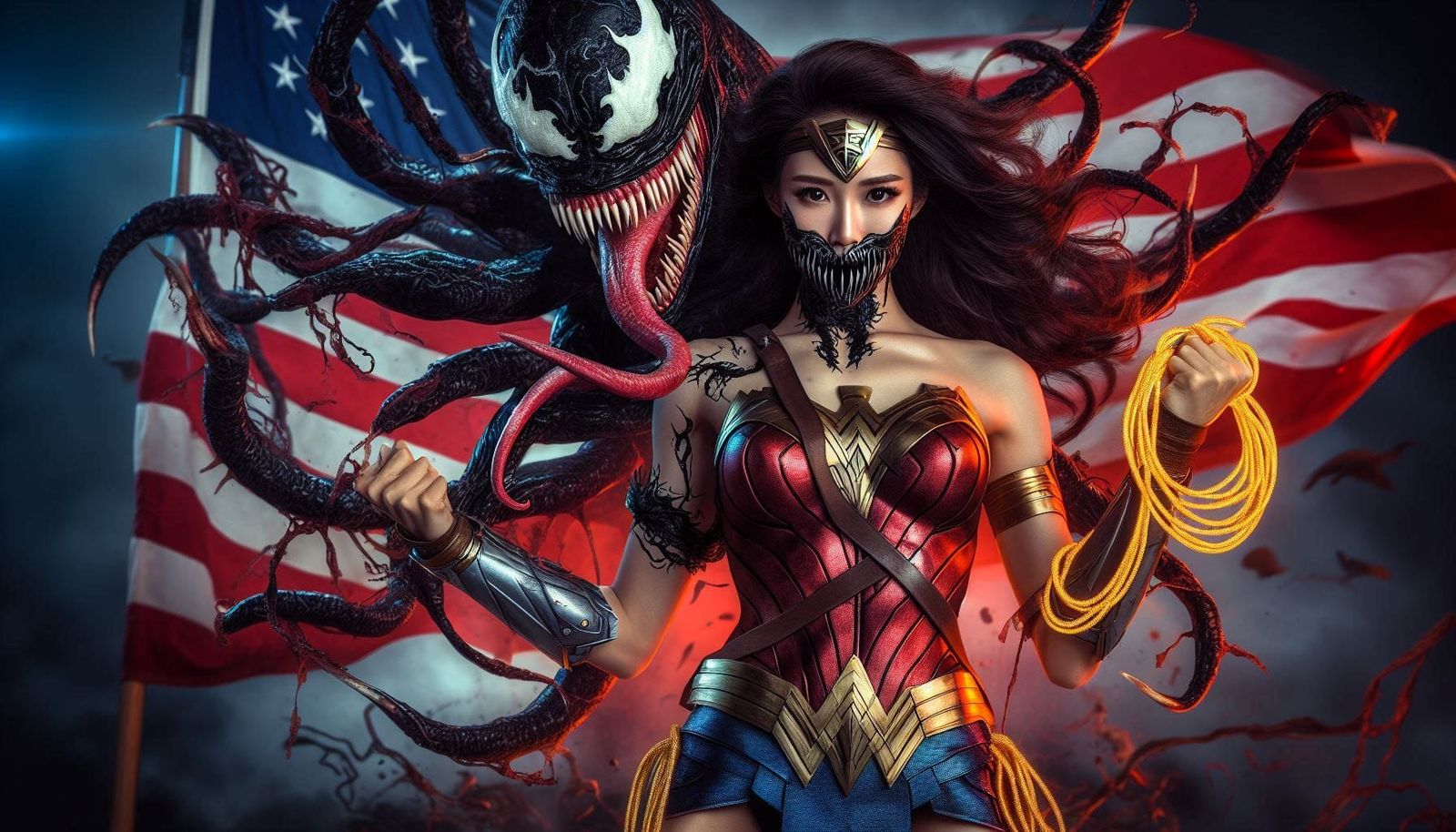 Venomized Wonder Woman (2)