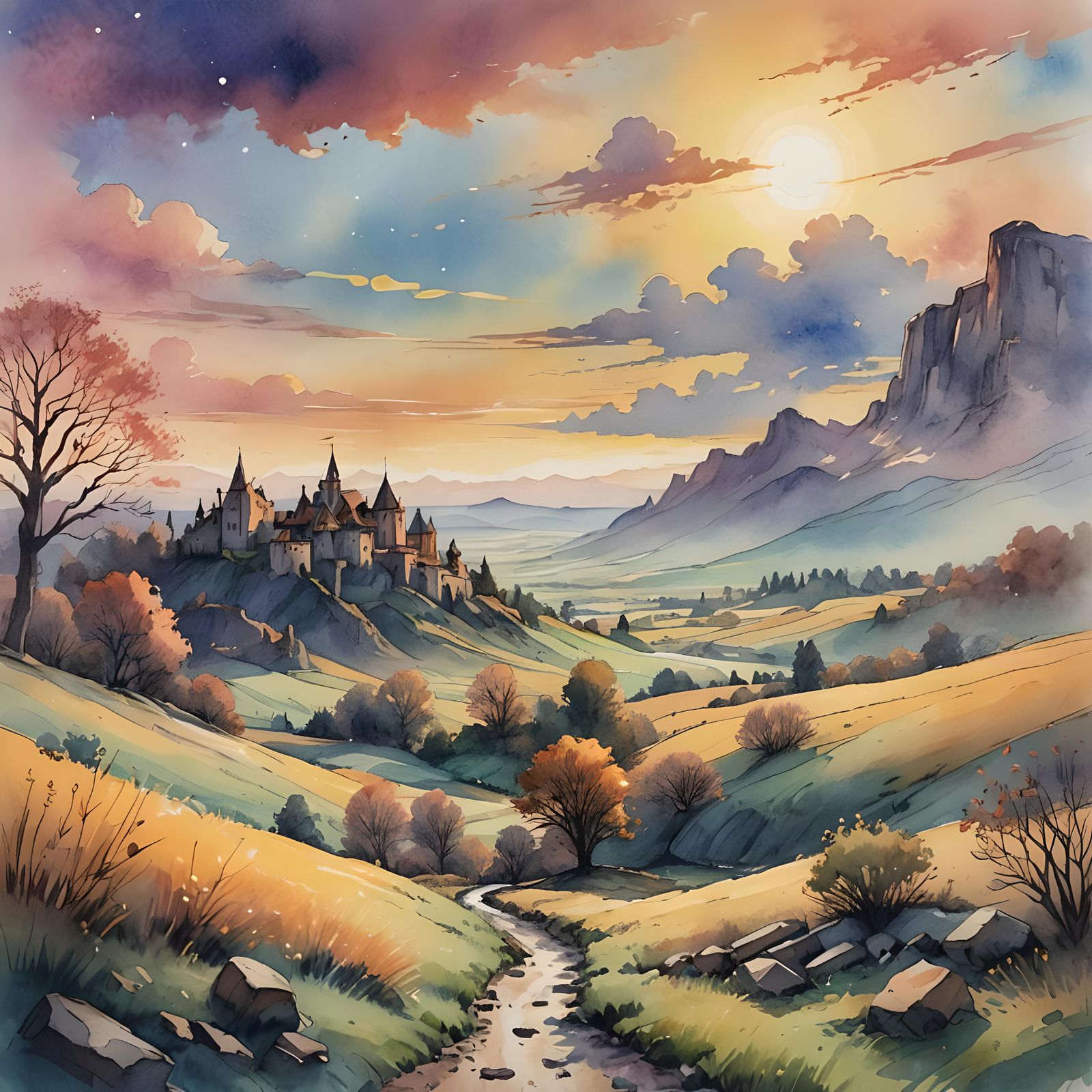 Sunny landscape