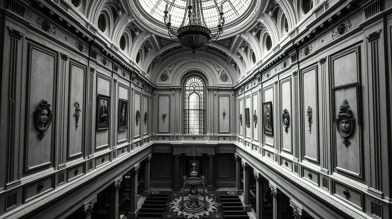 Classic high angle view