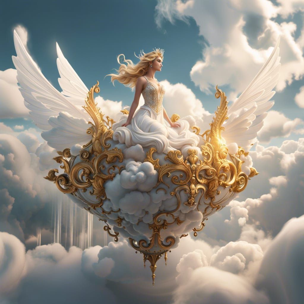 Cloud Girl  by @Kreative-eye