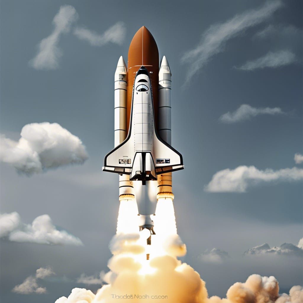 There is nothing more '80's' than seeing a Space Shuttle Lau...