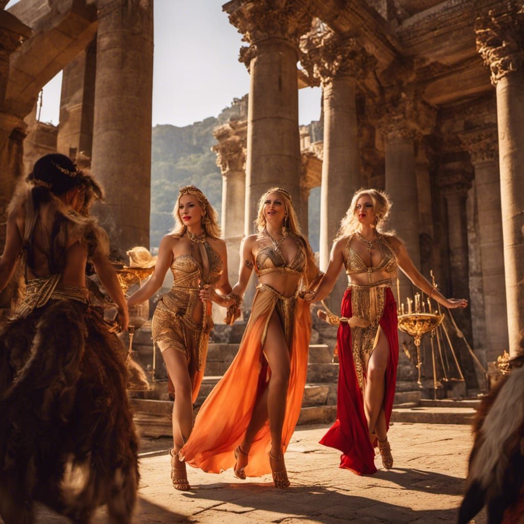 Girls dancing