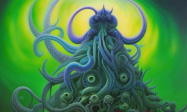 Cthulu 2 - AI Generated Artwork - NightCafe Creator