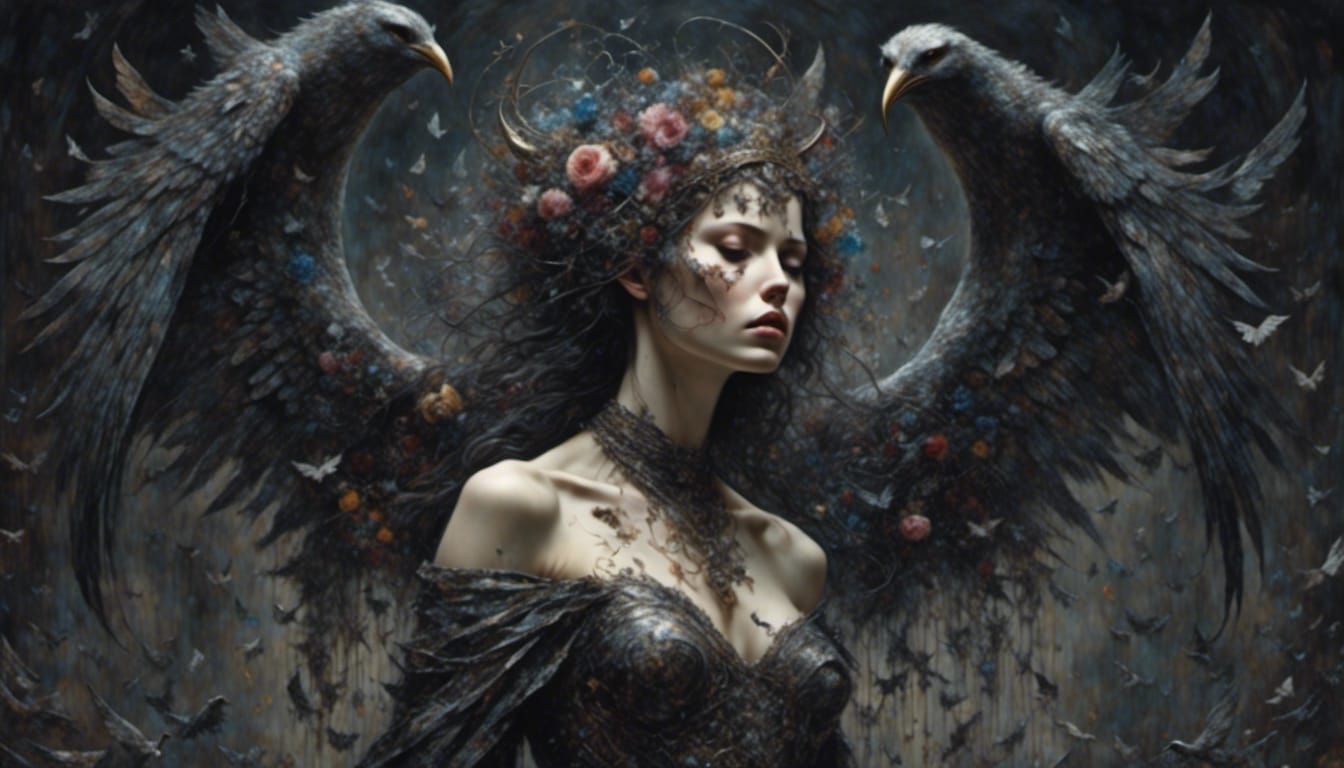 The dark night is thick and oppressive.
The voices are load again.
Demons one and all excepr lucy.
The one angelic light of a voice shining...