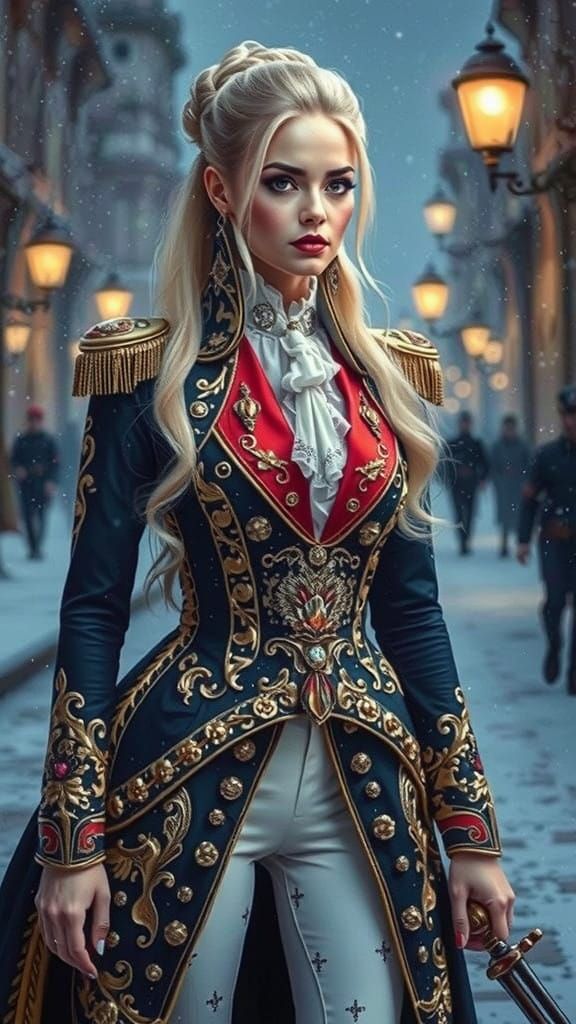 Elegant Woman in a Soft Focus Portrait