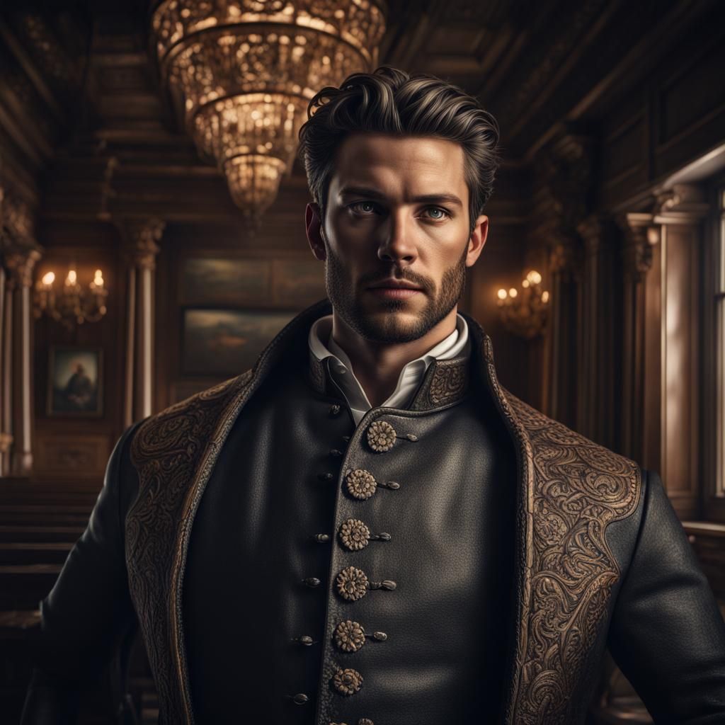 the most handsome man in the entire room
