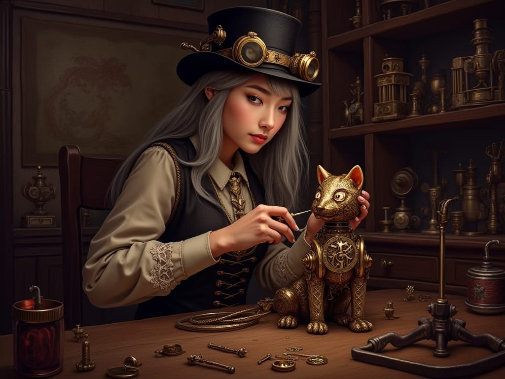 Making a android cat