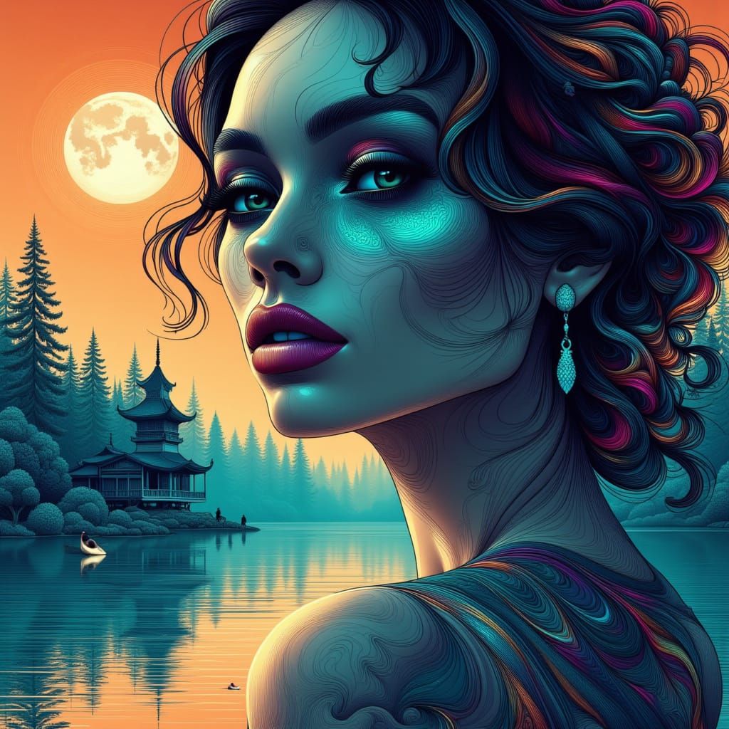 <lora:Abstract Curves:1.0>