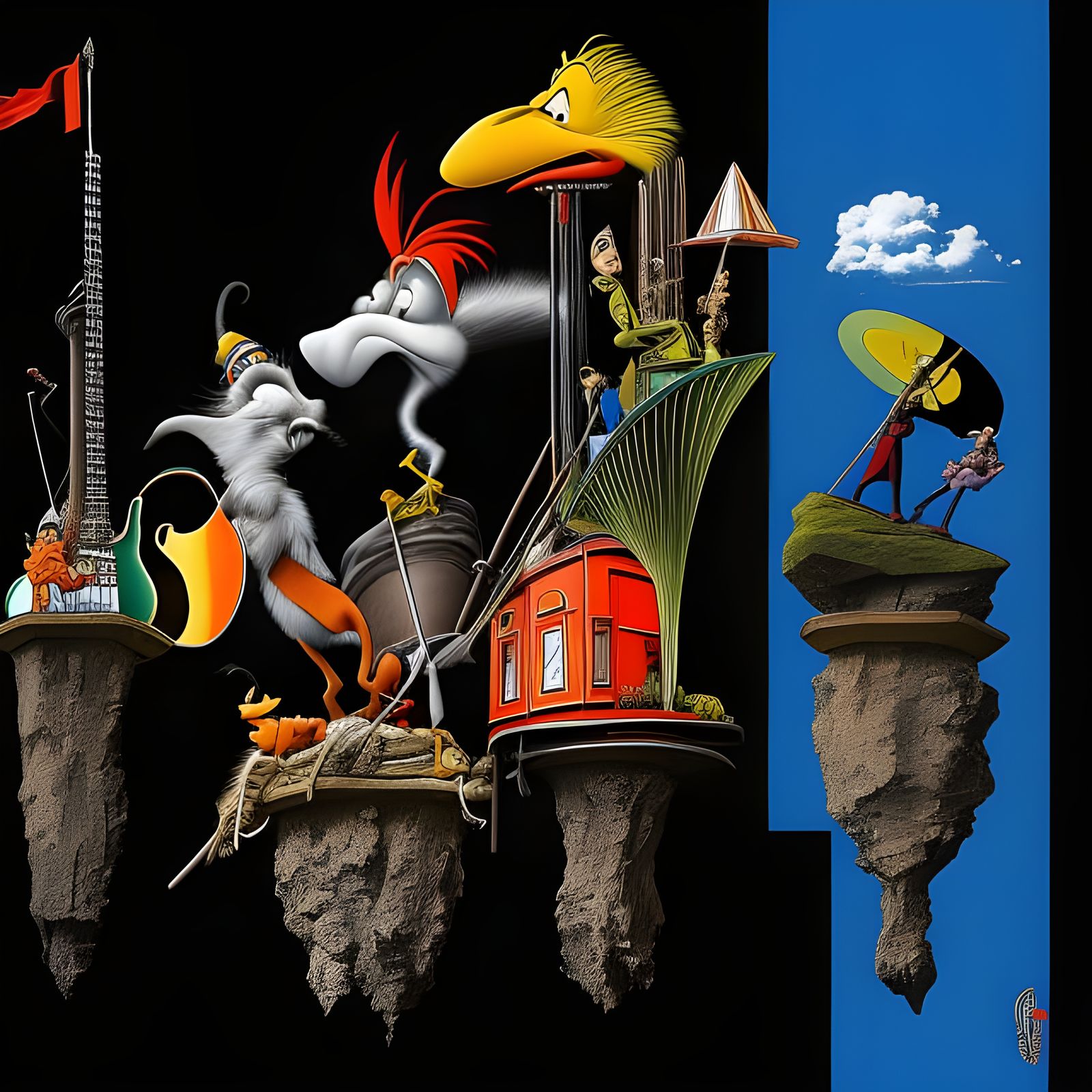 Some Small Collision: Toon Egos @ Work