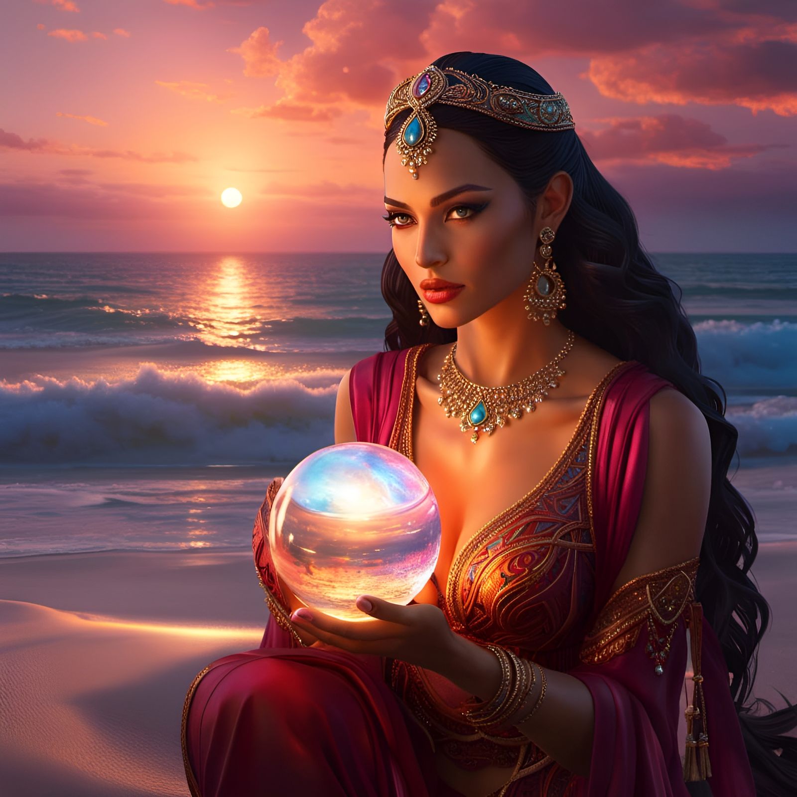 Look into my crystal ball, I can see your future...  by @Queen Of Denial